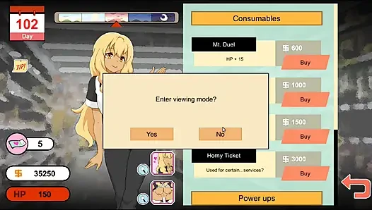 Hentai-spiel - handwerker-legende - vollbusige ladenhüter-sexszene