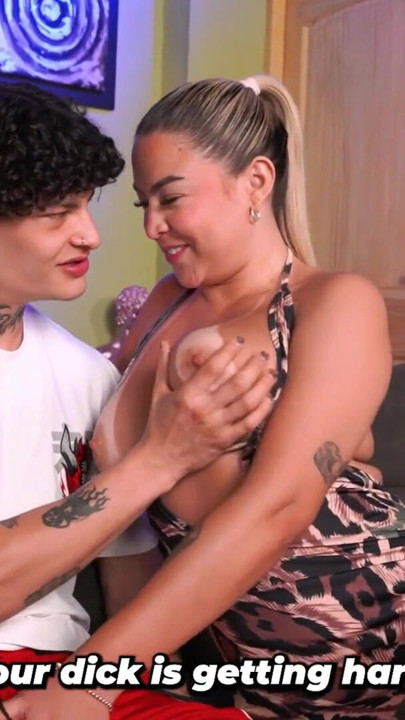 Busty stepmother ends up fucking her stepson after comforting him . Jordy Fabian y Daniela Gomez | Clip 1