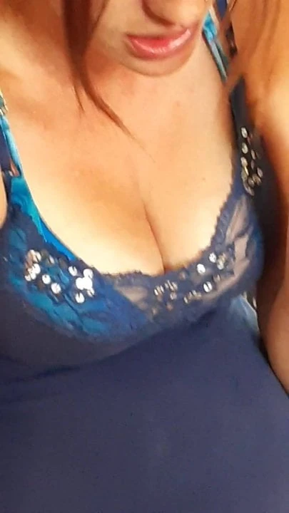 Pregnant sister cleavage