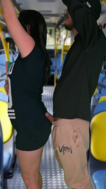 Unforgettable moment from "Student humped and fucked inside the bus!"