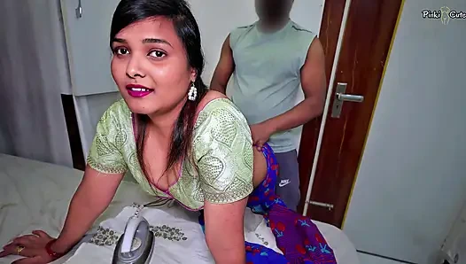 Моя горничная флиртует раком. Горничная с большой задницей жестко трахается владельцем, когда горничная была зачистка пола с хинди аудио.