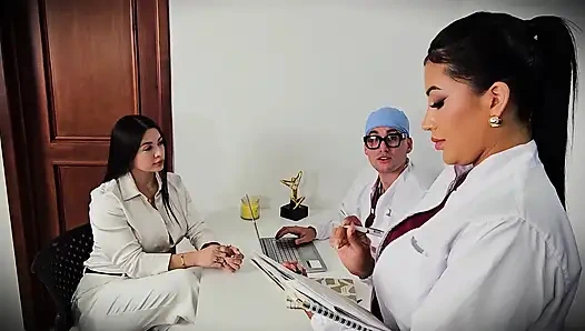 A Spanish guy with a big cock comes to my house to destroy my pussy - Mariana Martix & Jimmy Bud..