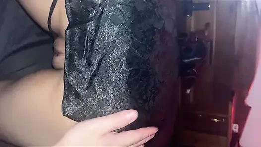 Cosplay kız arkadaş yavaş kovboy kıza biniyor - kalın kremsi meyve suyu sızdırıyor