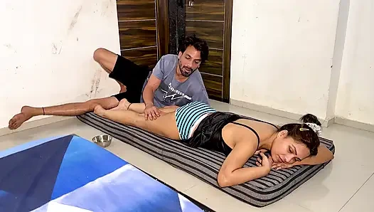 Massage of the lucky servant and the hot mistress
