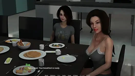 Away From Home 25 - Liam Rubs Nora to Orgasm Then Fucks Eva & Lily