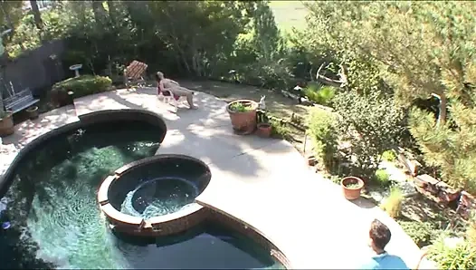 Reiten Auf Der Couch Für Eine Schöne Brünette