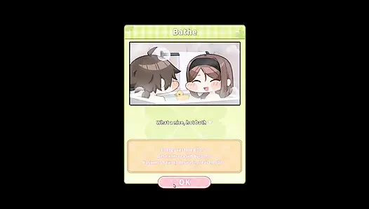 Hentai Game – Kasumi Gets Wet in the Bath Giving a Slippery Handjob and Deep Throat Blowjob