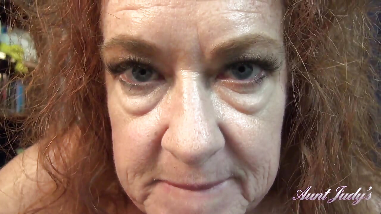Auntjudys - Your Horny Mature Step-aunt Ms. Ginger Catches You Masturbating (pov)