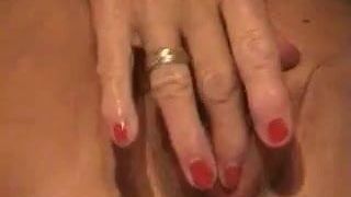 Mature in stocking masturbate