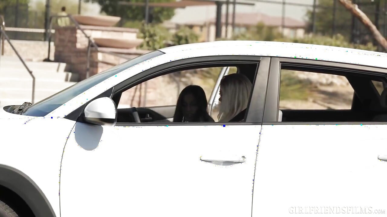 Giirlfriends Films - Hot Uber Driver Befriends and Fucks Lesbian Passenger - Spencer Bradley, Serene Siren