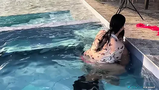 Parti seksi ateşli rol değiştirme