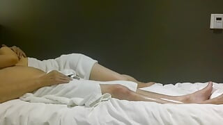 I Had a Fifty-something Mature Woman Give Me a Handjob and a Blowjob, and Then I Fucked Her Hard in Cowgirl Position