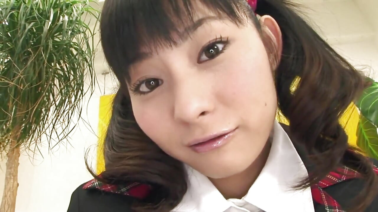 Japanese teen gets her hairy pussy shaved by two horny men