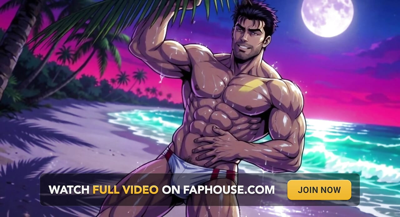 Ai Muscle Hunks på stranden