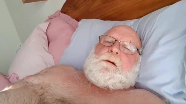 old man jerking