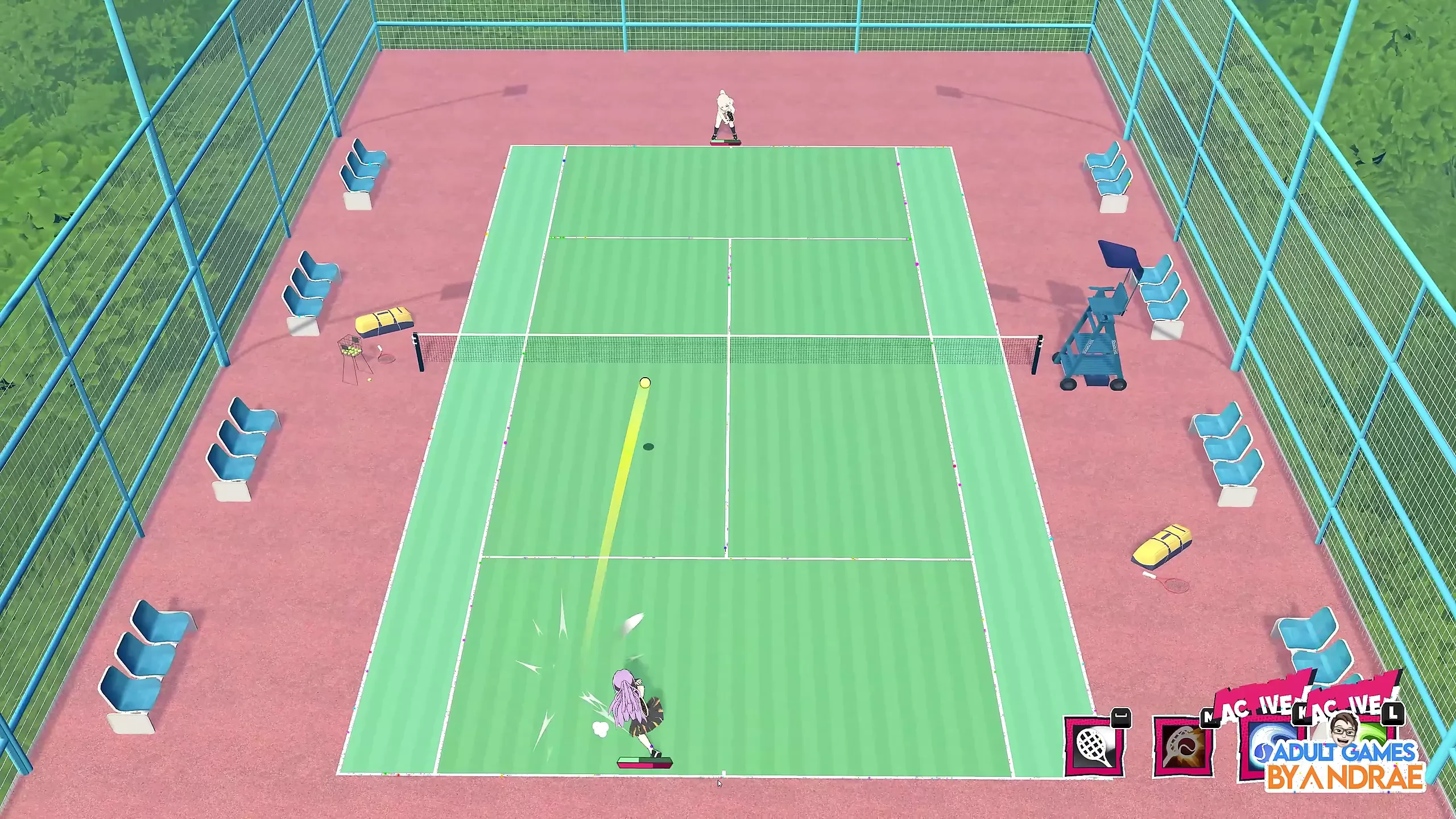 Ep10: Adegan hentai dengan Serena, Justine dan Navra - Academy Love Saga: Tenis Angels Ex
