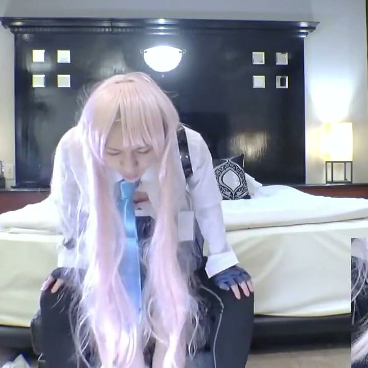 Blue Archive Hoshino Cosplay Debut. Slender Idol Level Cosplayer in a Wild Solo Session