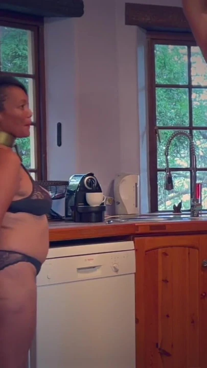 Iconic moment from "Dominatrix Mistress April - Wanky Slave"