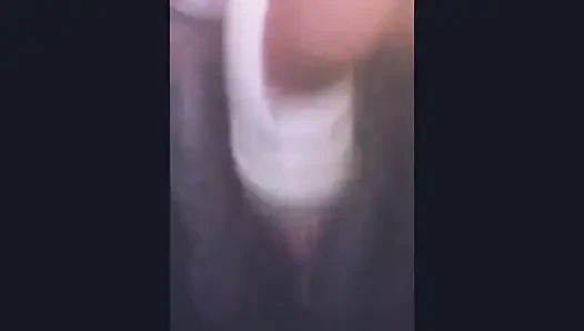Memek hitam & vibrator lagi asik mainin memeknya - pov!!