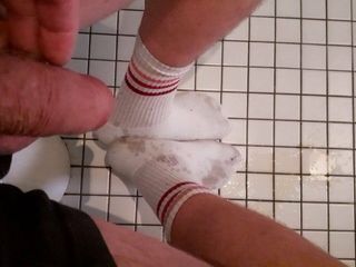 wetting my socks