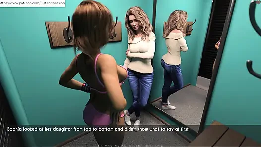 Awam -elly ve sophia botique'e gidiyor