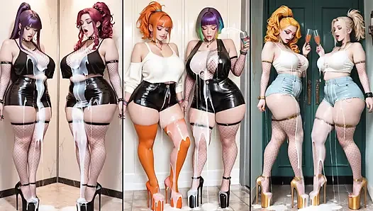 Chapter 2: Anime Hotties love cum on there bodys