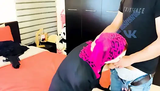 Arab Girl with Her Step-brother