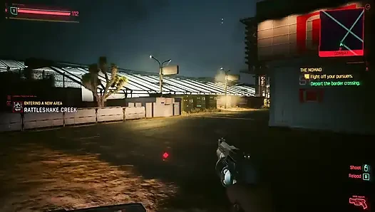 Cyberpunk 2077 Entering to Night City Game Play [part 01] Nude Mod Insta...