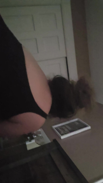 Wife rides me in her swimsuit