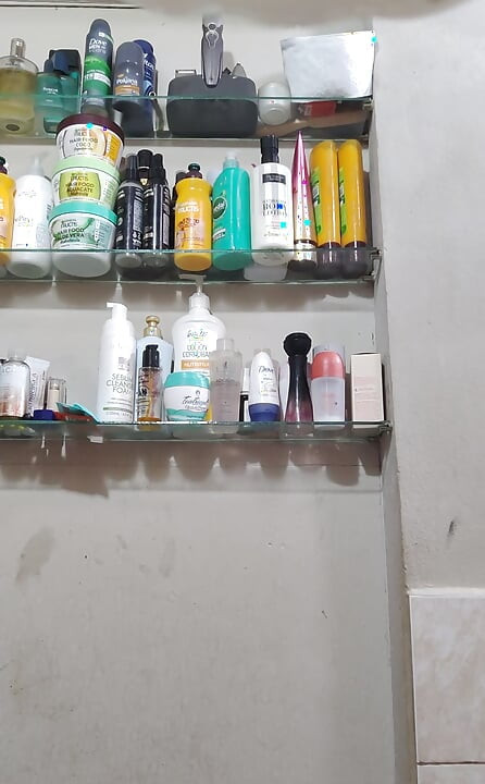 Saçımı kurutıyorum