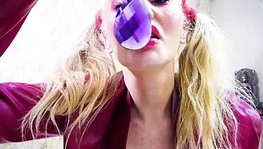 Бимбофикация Lipsnosis рабыни-сисси, инструкция по дрочке, губная помада