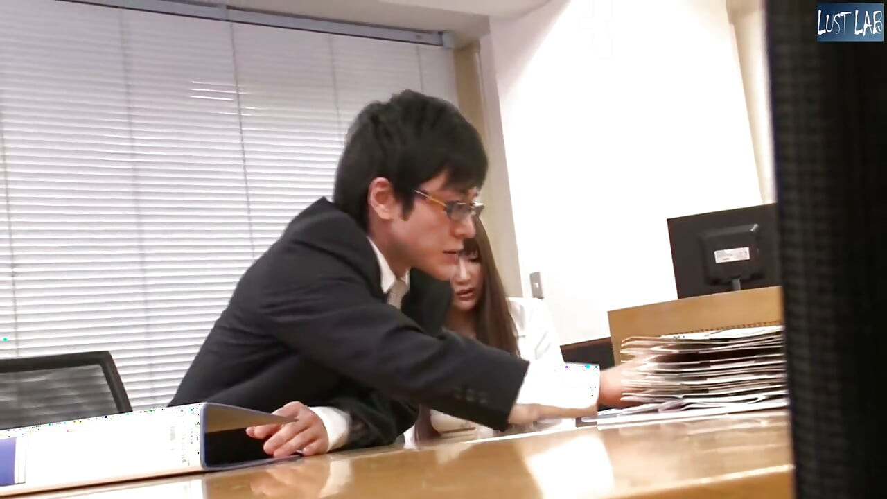 Office Temptation - the Pantyless Coworker Suddenly Undresses Right Before His Eyes - Part3