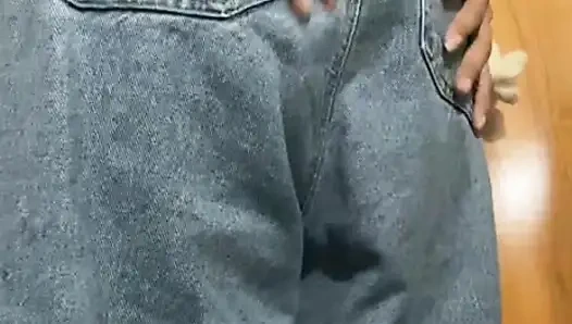 She came home, she's really turned on by my erect nipples, she's caressing me!