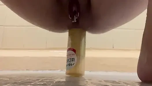 5 cm boleh dimasukkan ke dalam dubur mubaligh dan cowgirl Rose