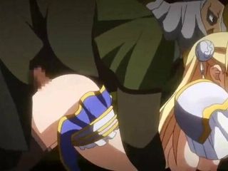 Cavalerul anime este umplut cu spermă