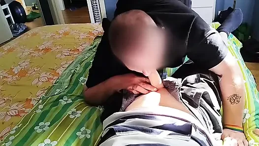 Stepdaddy Gives His Boi Full Oral Service, Part 1 Blowjob and Ball Licking