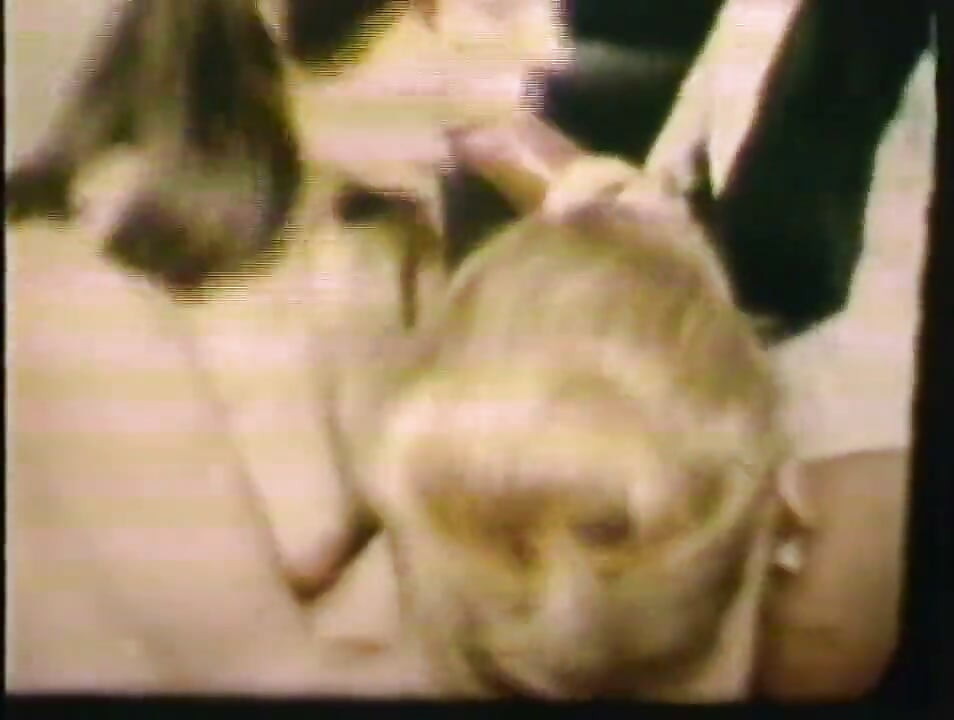 Wild vintage foursome in the prison
