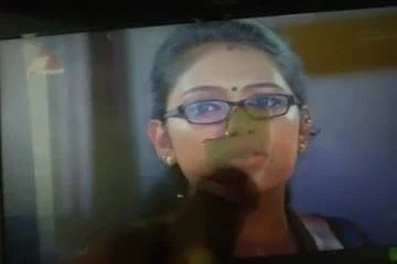 Rebecca Santhosh Cum Tribute Mallu Serial Actress