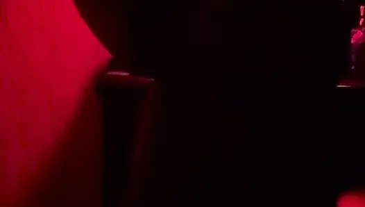 Intense Romanic Sex in Red Room Leads to Creampie After Blowjob