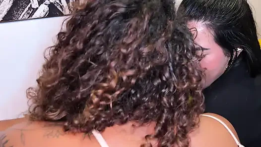 My Best Friend's Cuckold Boyfriend Fucks Me in My Living Room and We Had an Threesome