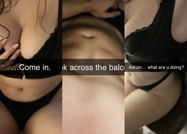 Neighbor’s Secret. Wife Cheats on Husband with Their Neighbor on Snapchat