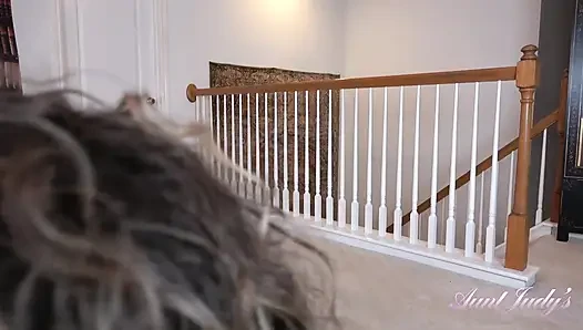 Auntjudys - Your Mature Step-stepmother Tia Gives You a Taboo Blowjob