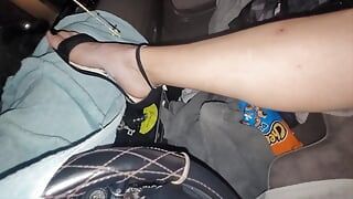 Car exhibition sissy feet play only