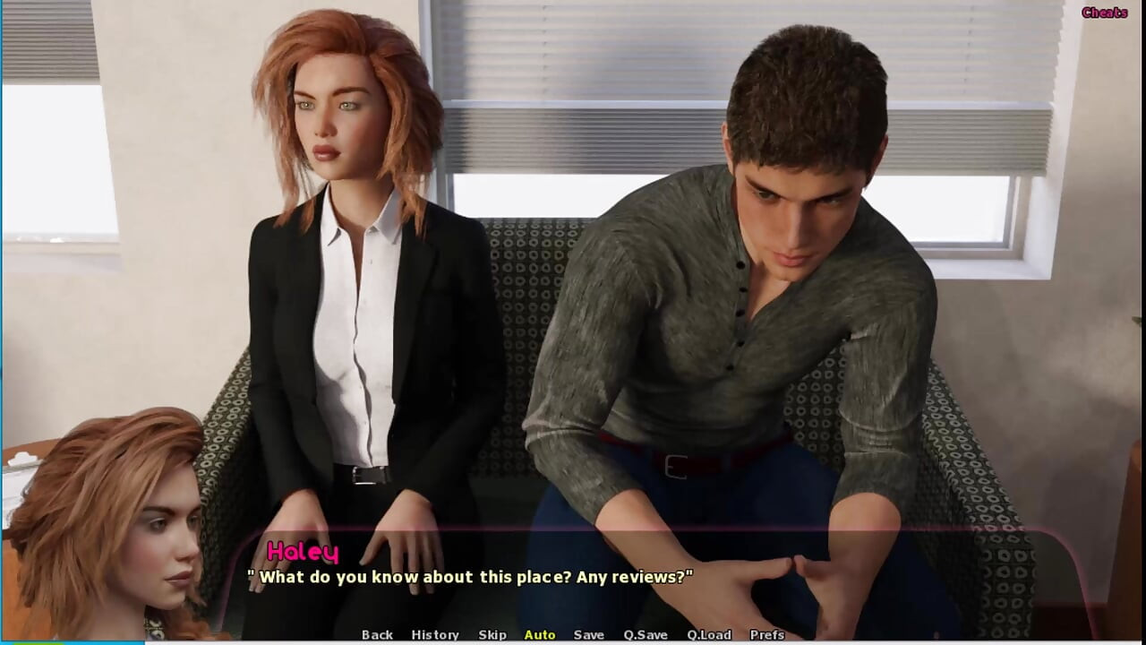 Haley Story #12 - Haley gave Johannes a blowjob. Hayley, Mr Andrew and Johannes went out and Johannes fucked Hayley hard