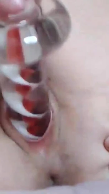 Emotional moment from "Gina Gerson Stretches her Tight Pussy to the limit!"
