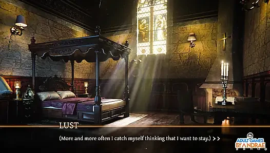 Sisters in sin gameplay teil 12 – Lust führt das sexuelle ritual mit esther in der bibliothek durch