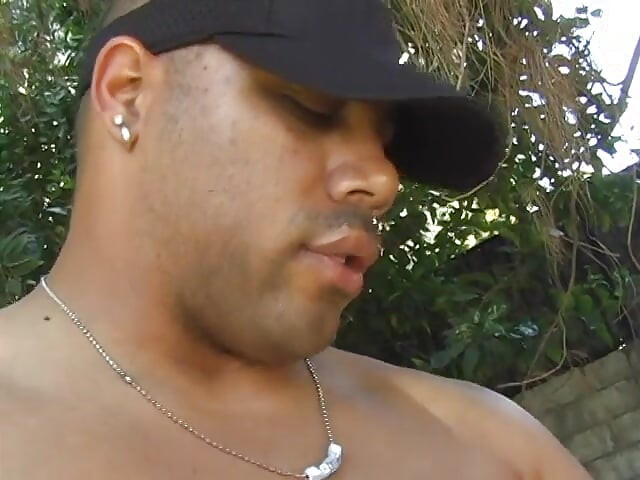 Teen deep-throating black cock outdoor