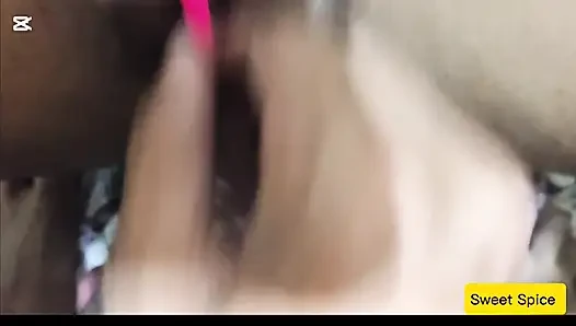 18 year old village desi sweety bhabhi got fucked with boyfriends big cock and vibrator . Make me slut whore