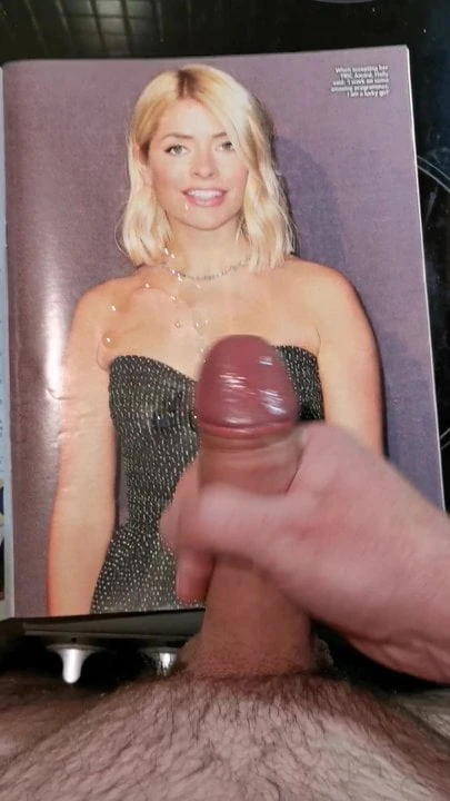 Holly Willoughby cum tribute 89