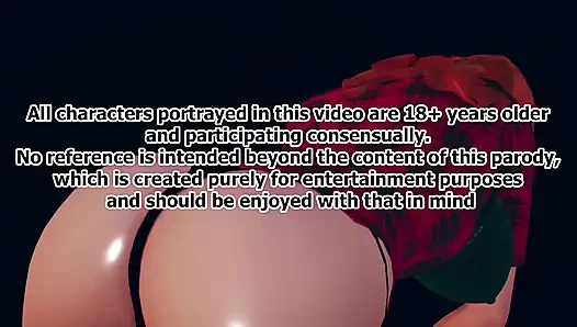 Rayuan kantor sama sekretaris semok rambut merah setelah hukuman berjam-jam